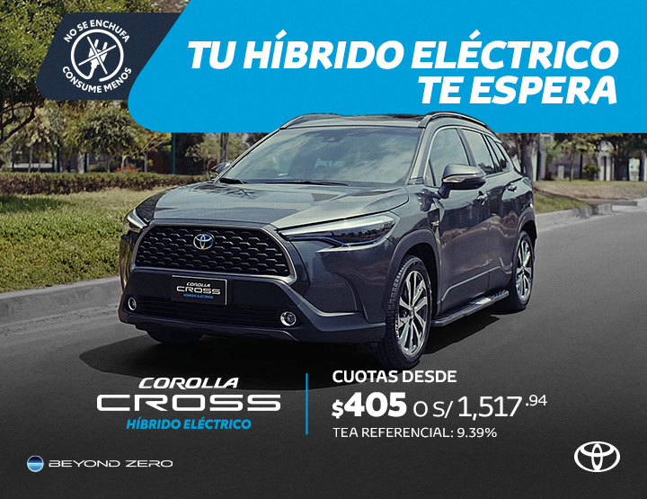 COROLLA CROSS HIBRIDO SETIEMBRE 2024