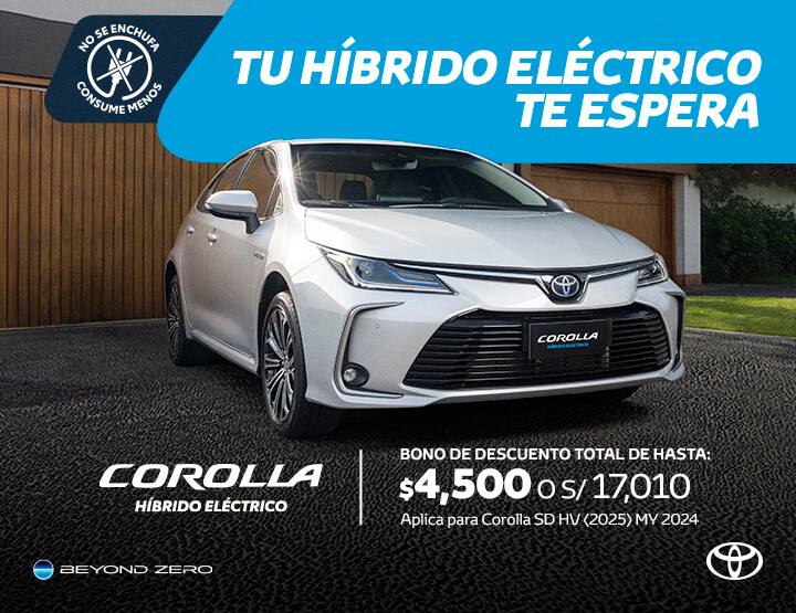 COROLLA HIBRIDO OCTUBRE 2024