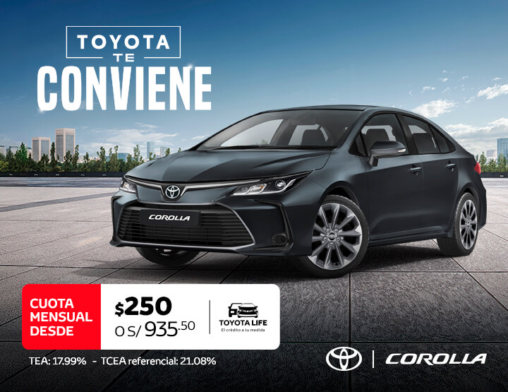 COROLLA SD TE CONVIENE 2024 