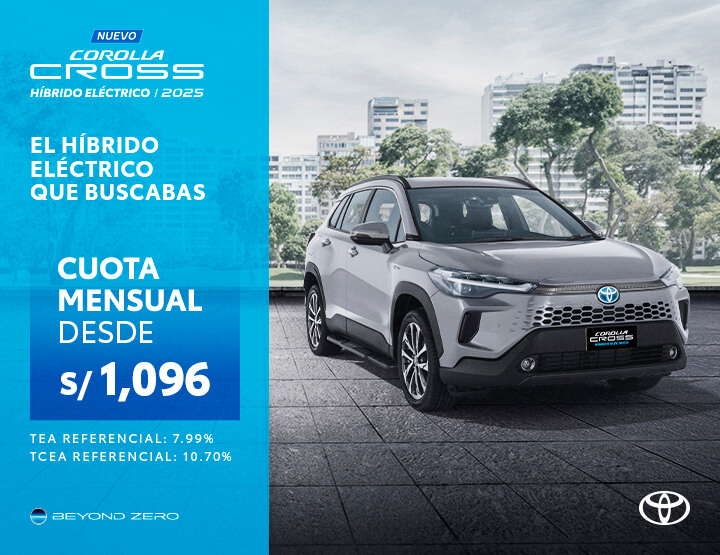 COROLLA CROSS HIBRIDO ENERO 2025