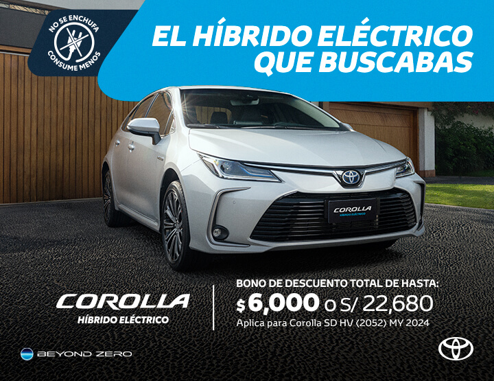 COROLLA HIBRIDO DICIEMBRE 2024