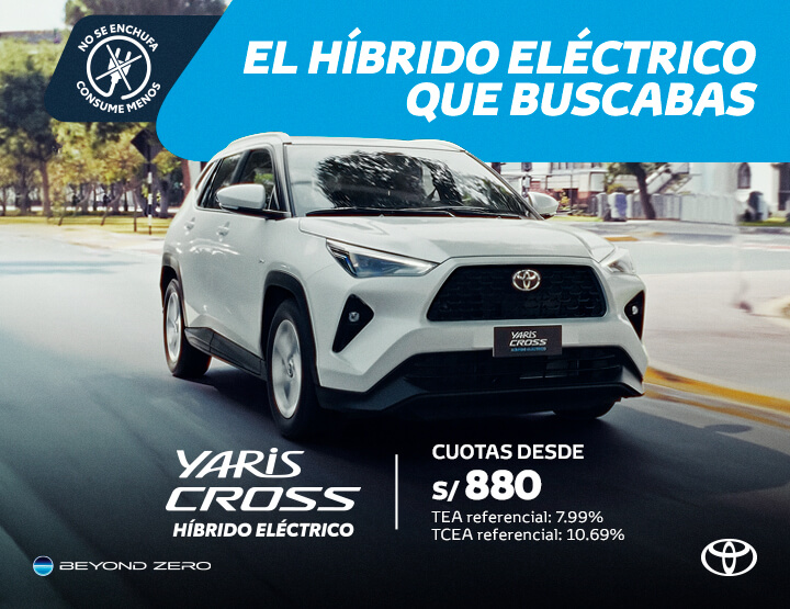 YARIS CROSS HIBRIDO DICIEMBRE 2024