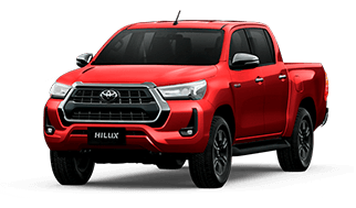 Toyota Hilux color rojo mica