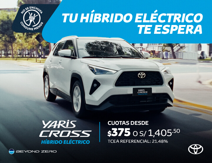 YARIS CROSS HIBRIDO SETIEMBRE 2024