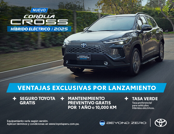 COROLLA CROSS HIBRIDO OCTUBRE 2024