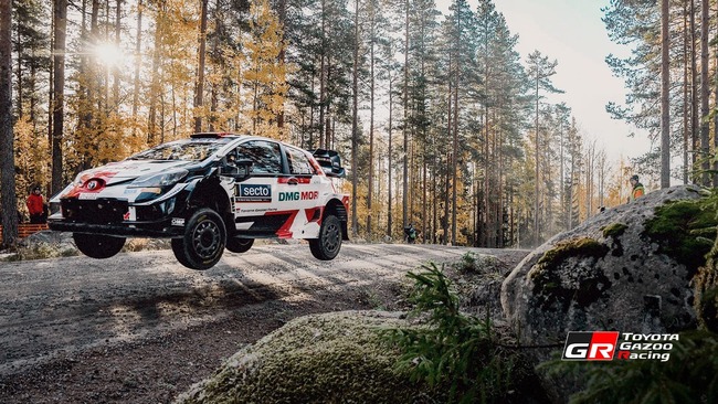 Toyota Gazoo Racing compite en Finlandia